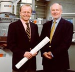 Die beiden Gesch�ftsf�hrer Eckart und R�diger Koch